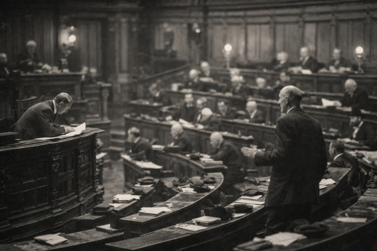 States-General session captured in 1909