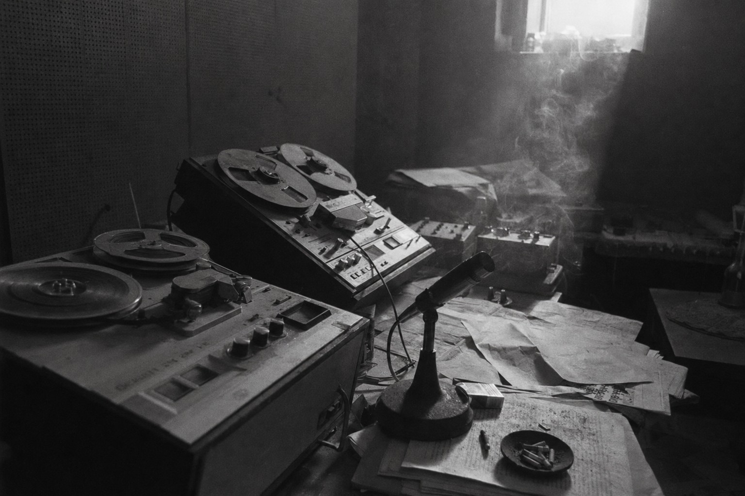 Studio radiophonique clandestin saisi, Lisbonne, 1974